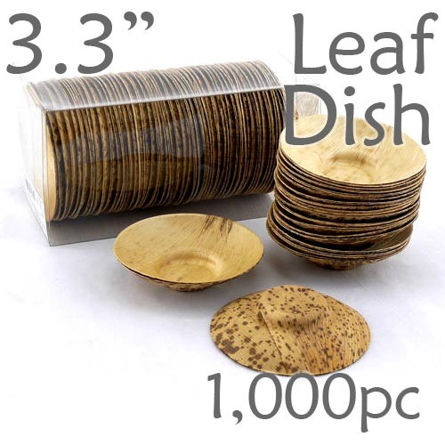 Thermo-Pressed Leaf Dish - Shallow -1000 pc.