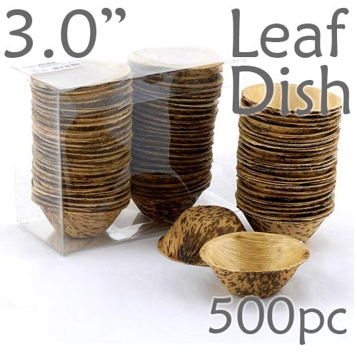 Thermo-Pressed Leaf Dish - Deep -500 pc.