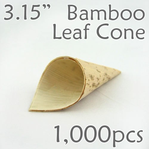 Bamboo Leaf Cone 3.15" -1000 pc.