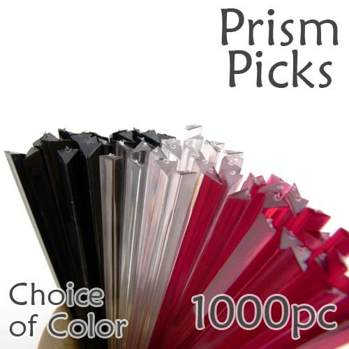 Triangle Prism Skewer - Choose a Color - 3.5" Long 1000 pcs