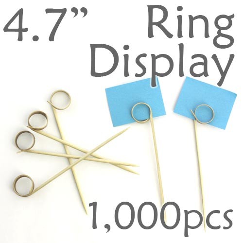 Double Loop Ring Display Pick 4.7" - 1000pcs