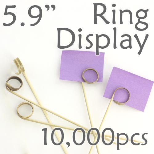 Double Loop Ring Display Pick 5.9" - 10,000pcs