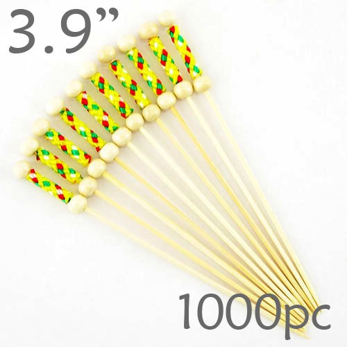 String Picks - 3.9- Yellow - Box of 1000 pc