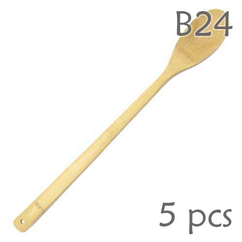 23" Long Broad Cooking/Serving Spoon - Pack of 5