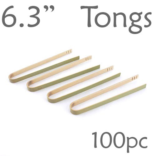 Bamboo Tongs 6.3  -  100 Pieces