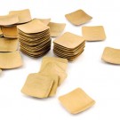 Small Solid Bamboo Dishes 2 3/8" (6cm X 6cm) Square 20pc