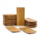 Small Solid Bamboo Dishes 2.5" X 5 7/8" (6.5cm X 15cm) Sharp Edged Curved Bottom rectangle 20pc