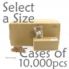 Bamboo Knot Picks - Tea -  Case of 10,000 pcs (Select a Size)