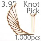 Bamboo Knot Picks 3.9 - Tea - box of 1000 Pieces