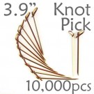 Bamboo Knot Picks 3.9 - Tea - case of 10,000 Pieces