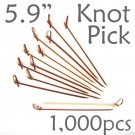 Bamboo Knot Picks 5.9 - Tea - box of 1000 Pieces