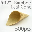 Bamboo Leaf Cone 5.12" -500 pc.