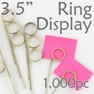 Double Loop Ring Display Pick  3.5"- 1000pcs