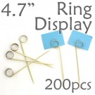 Double Loop Ring Display Pick 4.7" - 200pcs