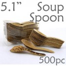 Thermo-Pressed Leaf Chinese Soup Spoon -500 pc.