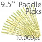 Bamboo Paddle Picks 9.5 - Green - case of 10,000 Pieces