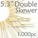 Double Prong 5.3 inch Twin Skewer - 1000pcs